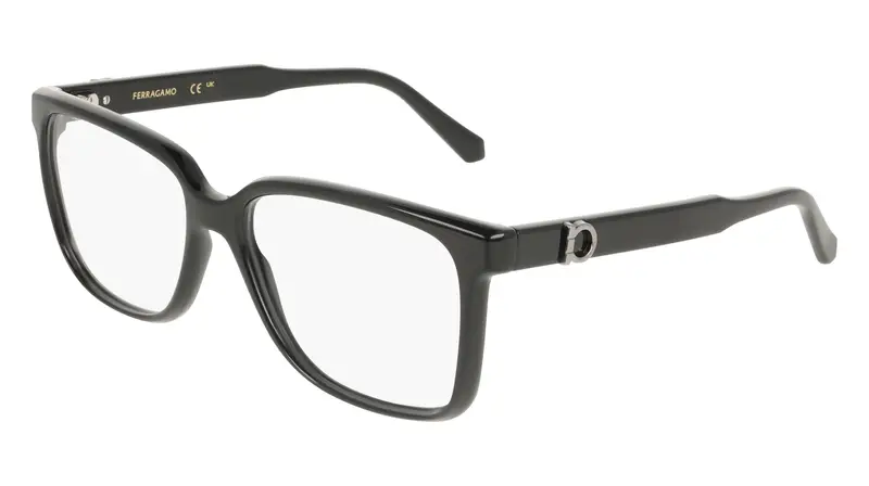 Uomo SF3043E 001 Montature da vista Nero Squadrata Normale