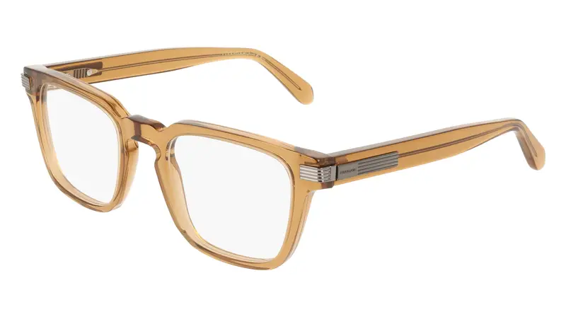 Uomo SF3044 261 Montature da vista Acetato Marrone Squadrata Normale