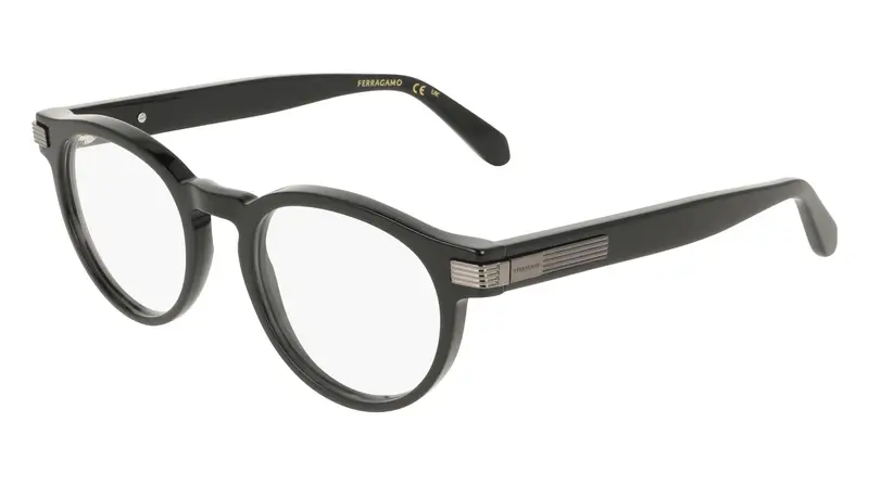 Uomo SF3045 001 Montature da vista Acetato Nero Geometrica Normale