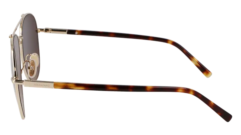 Ferragamo Occhiali da sole Uomo Oro 872793 miniatura 3