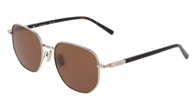 Ferragamo Occhiali da sole Uomo Oro 876933