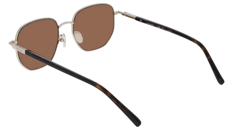 Ferragamo Occhiali da sole Uomo Marrone 876933 miniatura 3