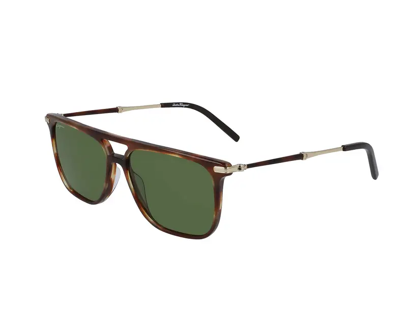Ferragamo Occhiali da sole Uomo Verde 873801