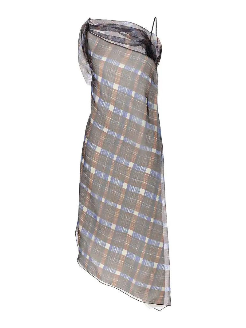 Vestito asimmetrico Multicolore