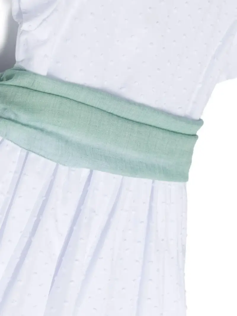 Abito bianco pois miniatura 3