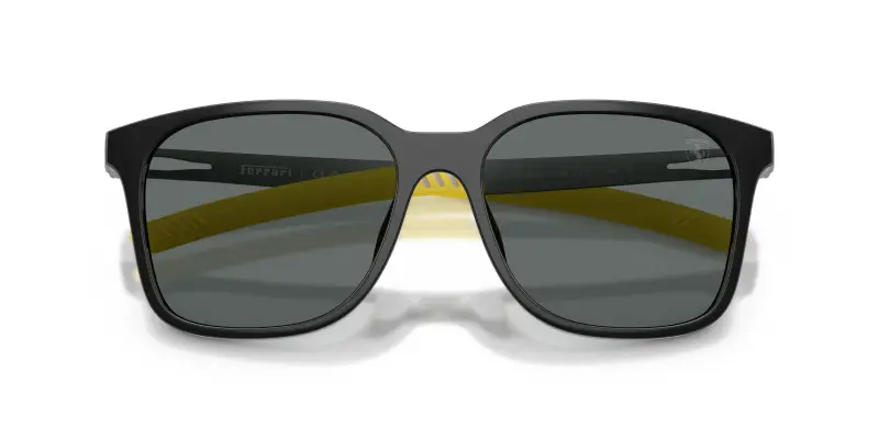 Unisex Ferrari Scuderia FZ6025D 501/81 Occhiali da sole Iniettato Nero Grigio Squadrata Polarizzata miniatura 2