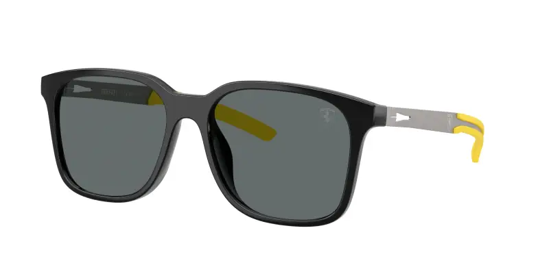 Unisex Ferrari Scuderia FZ6025D 501/81 Occhiali da sole Iniettato Nero Grigio Squadrata Polarizzata