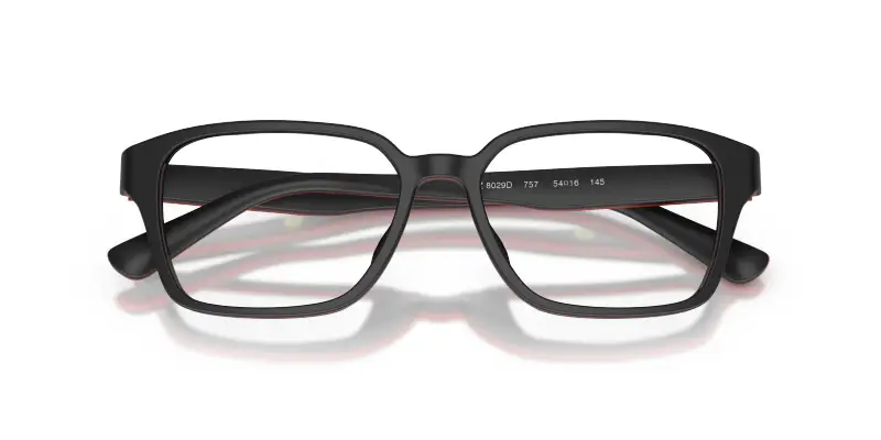 Unisex Ferrari Scuderia FZ8029D 757 Montature da vista Acetato Nero Trasparente Pillow Normale miniatura 2