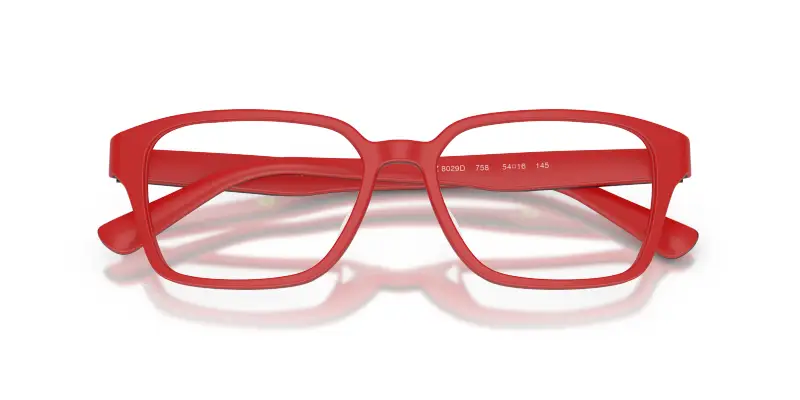 Unisex Ferrari Scuderia FZ8029D 758 Montature da vista Acetato Rosso Trasparente Pillow Normale miniatura 2