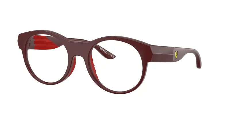 Unisex Ferrari Scuderia FZ8031U 530 Montature da vista Iniettato Viola Trasparente Geometrica Normale