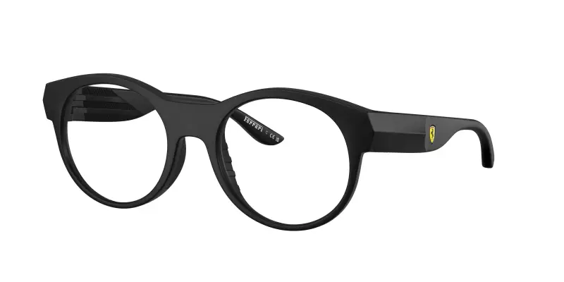 Unisex Ferrari Scuderia FZ8031U 534 Montature da vista Iniettato Nero Trasparente Geometrica Normale