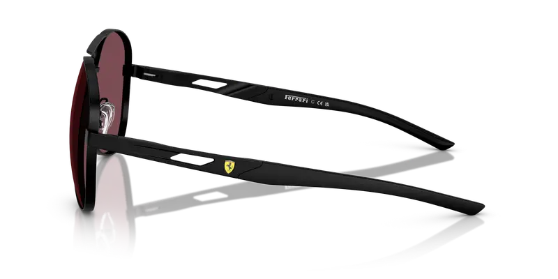 Ferrari Scuderia Unisex FZ5002D 101/1E Occhiali da sole Metallo Nero Bordeaux Pilot Normale miniatura 3