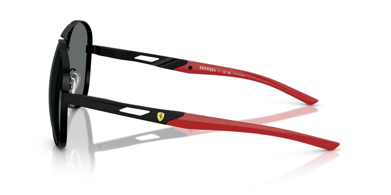 Ferrari Scuderia Unisex FZ5002D 101/81 Occhiali da sole Metallo Nero Grigio Pilot Polarizzata miniatura 3