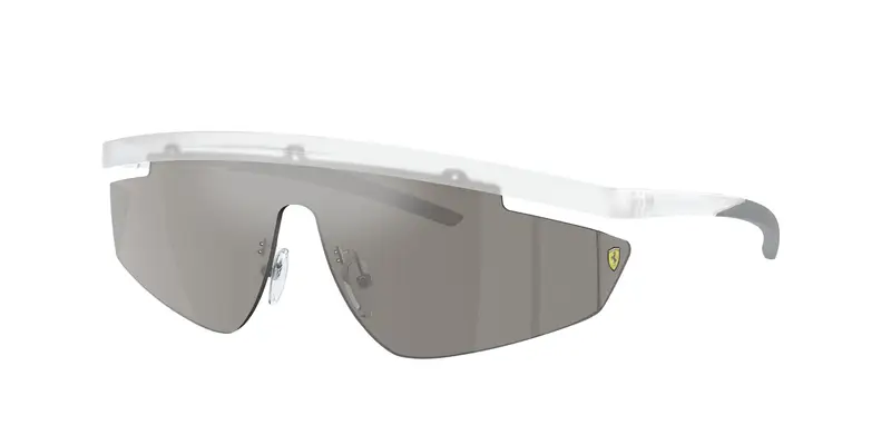 Ferrari Scuderia Unisex FZ6001  505/6G Occhiali da sole Iniettato Grigio Grigio Geometrica Normale Specchiato