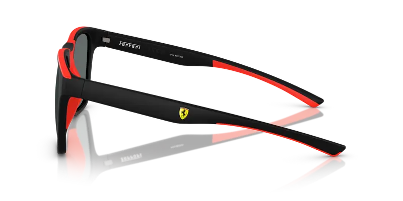 Ferrari Scuderia Unisex FZ6013D 504/81 Occhiali da sole Iniettato Nero Grigio Squadrata Polarizzata miniatura 3