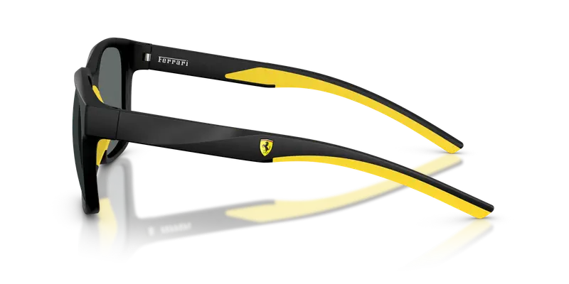 Ferrari Scuderia Unisex FZ6019D 504/81 Occhiali da sole Iniettato Nero Grigio Squadrata Polarizzata miniatura 3