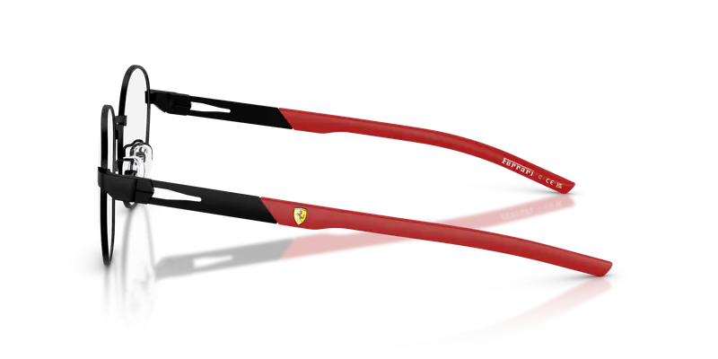 Ferrari Scuderia Unisex FZ7011D 101 Montature da vista Metallo Nero Trasparente Rotonda Normale miniatura 3