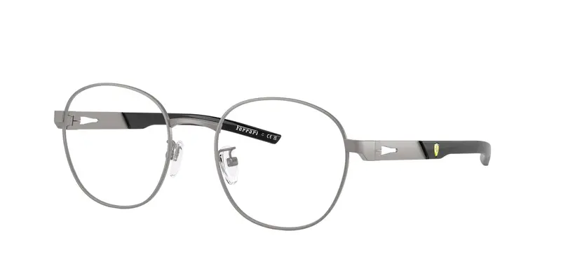 Ferrari Scuderia Unisex FZ7011D  115 Montature da vista Metallo Grigio Trasparente Rotonda Normale