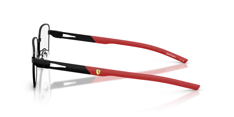 Ferrari Scuderia Unisex FZ7012D 101 Montature da vista Metallo Nero Trasparente Pillow Normale miniatura 3