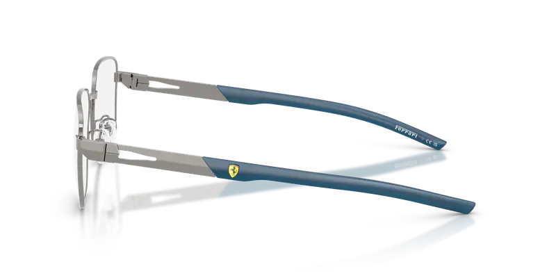Ferrari Scuderia Unisex FZ7012D 104 Montature da vista Metallo Grigio Trasparente Pillow Normale miniatura 3
