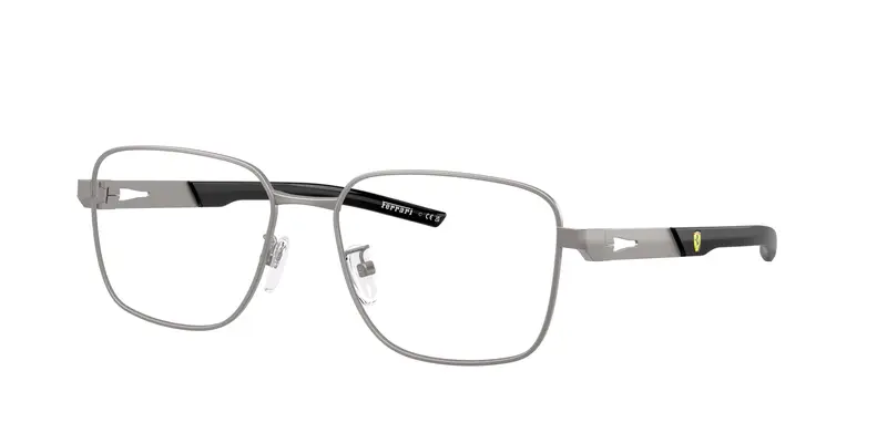 Ferrari Scuderia Unisex FZ7012D  115 Montature da vista Metallo Grigio Trasparente Pillow Normale