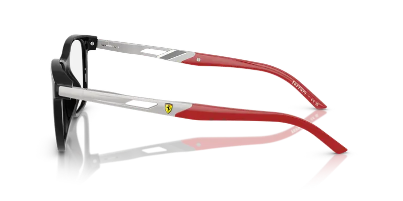 Ferrari Scuderia Unisex FZ8011U 501 Montature da vista Iniettato Nero Trasparente Pillow Normale miniatura 3