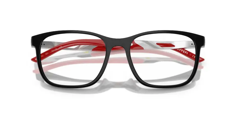 Unisex FZ8011U 501 Montature da vista Iniettato Nero Trasparente Pillow Normale miniatura 2