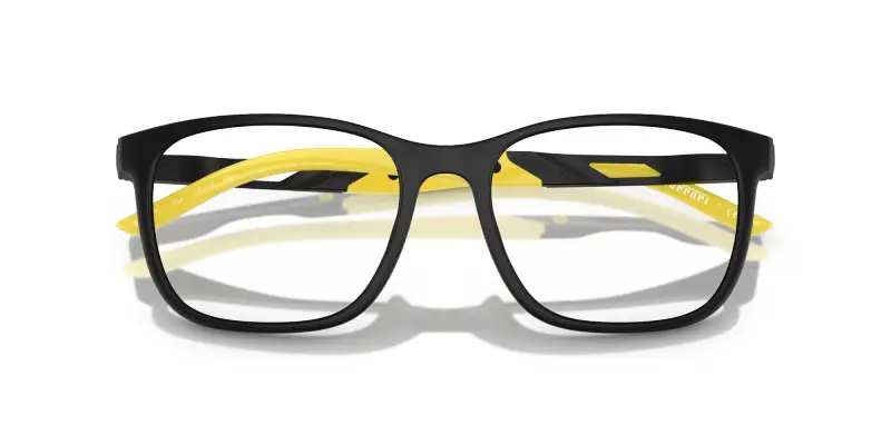 Unisex FZ8011U 504 Montature da vista Iniettato Nero Trasparente Pillow Normale miniatura 2