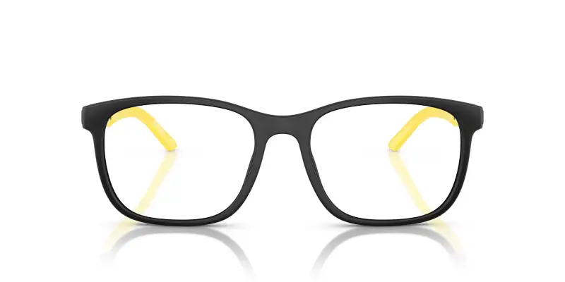 Unisex FZ8011U 504 Montature da vista Iniettato Nero Trasparente Pillow Normale miniatura 3