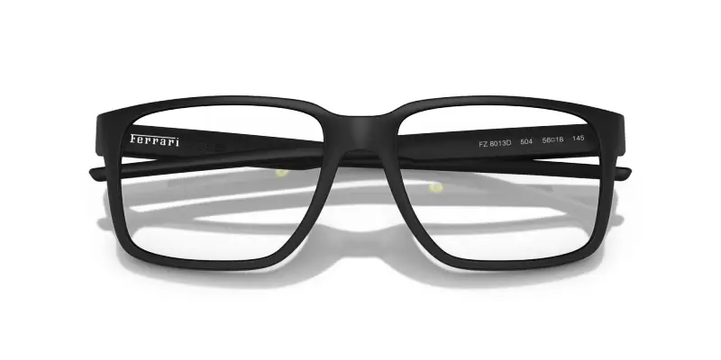 Unisex FZ8013D 504 Montature da vista Iniettato Nero Trasparente Squadrata Normale miniatura 2