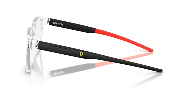 Ferrari Scuderia Unisex FZ8013D 513 Montature da vista Iniettato Trasparente Trasparente Squadrata Normale miniatura 3