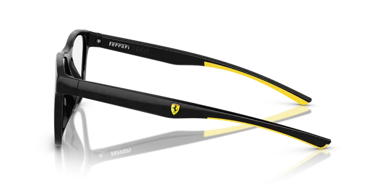 Ferrari Scuderia Unisex FZ8014D 501 Montature da vista Iniettato Nero Trasparente Squadrata Normale miniatura 3