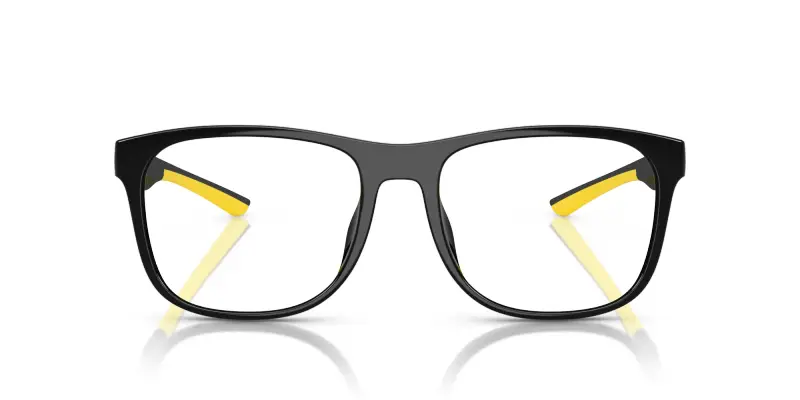 Unisex FZ8014D 501 Montature da vista Iniettato Nero Trasparente Squadrata Normale miniatura 3