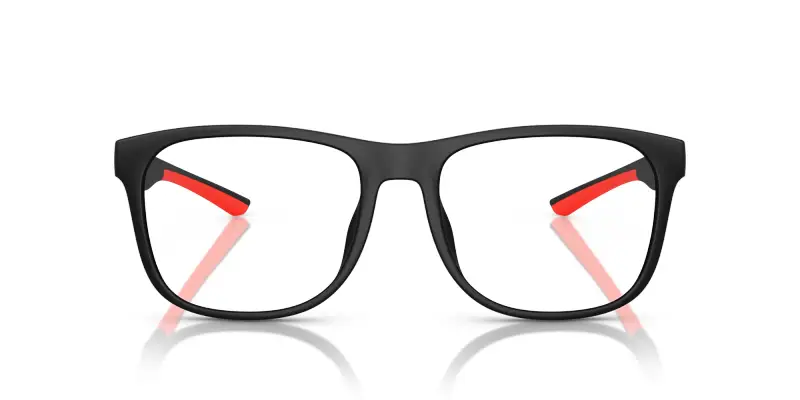 Unisex FZ8014D 504 Montature da vista Iniettato Nero Trasparente Squadrata Normale miniatura 3