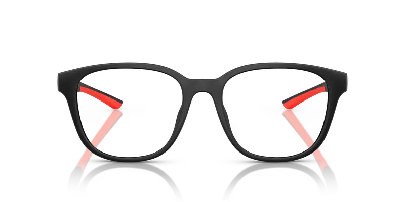 Ferrari Scuderia Unisex FZ8015U 504 Montature da vista Iniettato Nero Trasparente Rotonda Normale miniatura 2