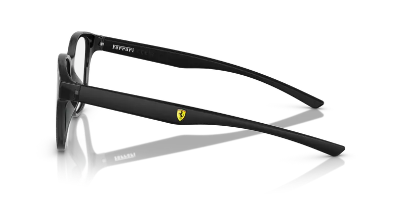 Ferrari Scuderia Unisex FZ8015U 521 Montature da vista Iniettato Grigio Trasparente Rotonda Normale miniatura 3