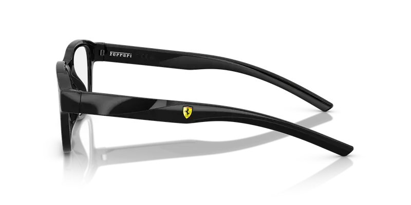 Ferrari Scuderia Unisex FZ8017U 501 Montature da vista Iniettato Nero Trasparente Pillow Normale miniatura 3