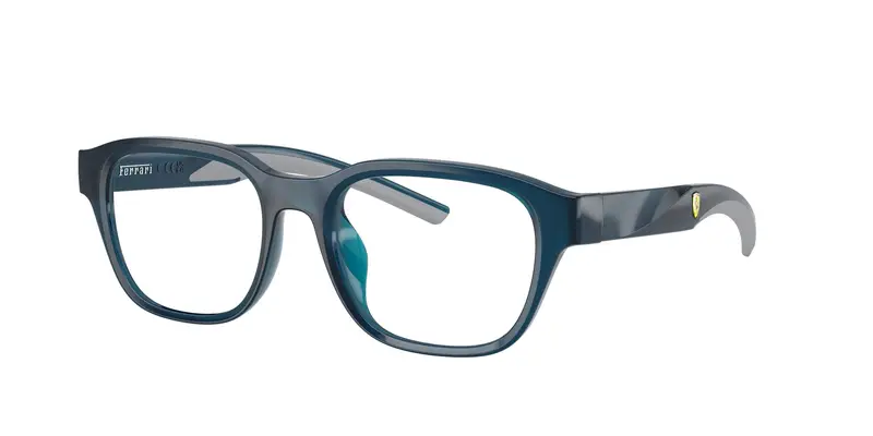 Ferrari Scuderia Unisex FZ8017U  527 Montature da vista Iniettato Blu Trasparente Pillow Normale