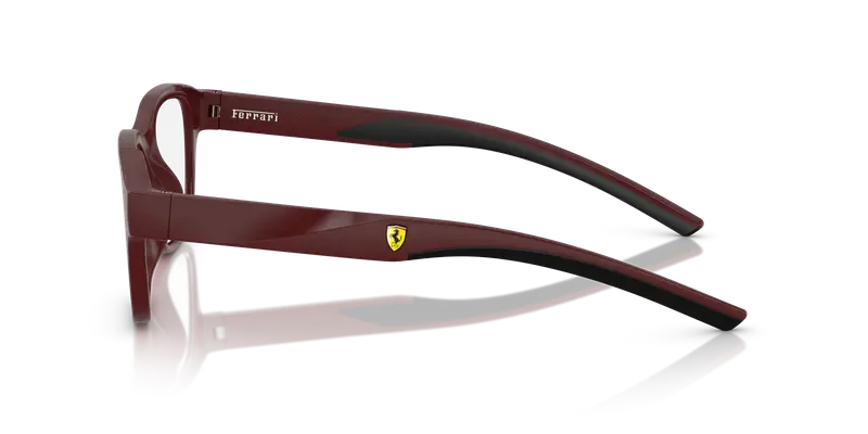 Ferrari Scuderia Unisex FZ8017U 530 Montature da vista Iniettato Bordeaux Trasparente Pillow Normale miniatura 3