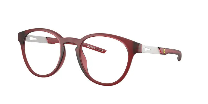 Ferrari Scuderia Unisex FZ8019U  508 Montature da vista Iniettato Bordeaux Trasparente Pantos Normale