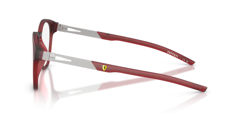 Ferrari Scuderia Unisex FZ8019U 508 Montature da vista Iniettato Bordeaux Trasparente Pantos Normale miniatura 3