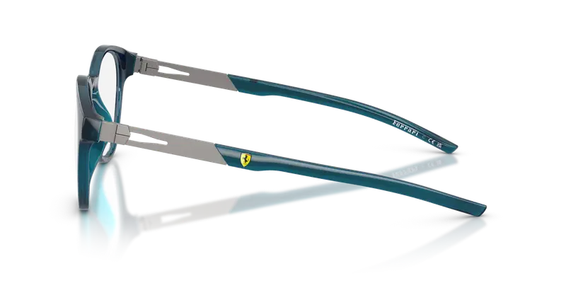 Ferrari Scuderia Unisex FZ8019U 527 Montature da vista Iniettato Blu Trasparente Pantos Normale miniatura 3