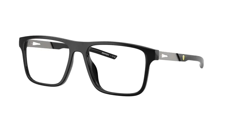 Ferrari Scuderia Unisex FZ8020U  501 Montature da vista Iniettato Nero Trasparente Pillow Normale