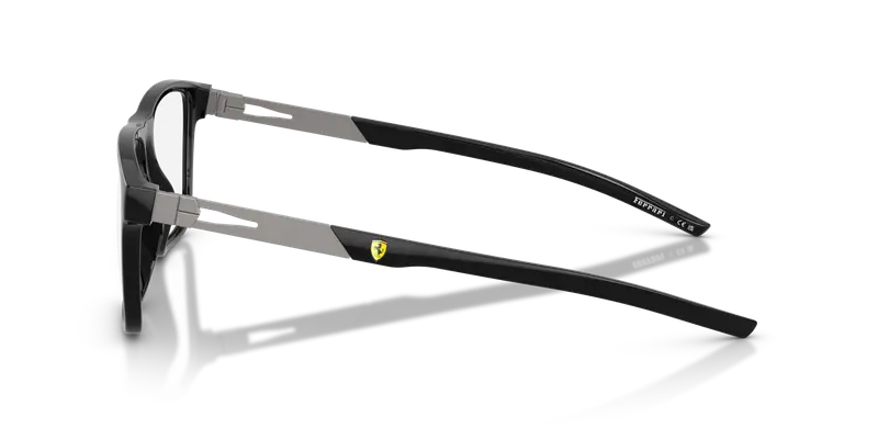 Ferrari Scuderia Unisex FZ8020U 501 Montature da vista Iniettato Nero Trasparente Pillow Normale miniatura 3