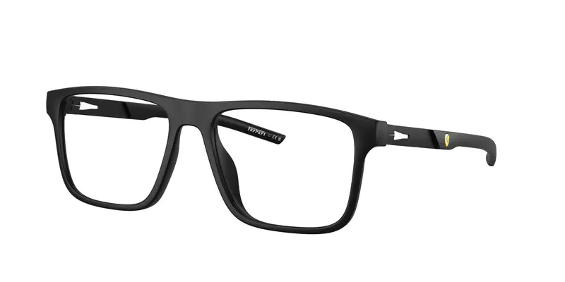 Ferrari Scuderia Unisex FZ8020U  504 Montature da vista Iniettato Nero Trasparente Pillow Normale