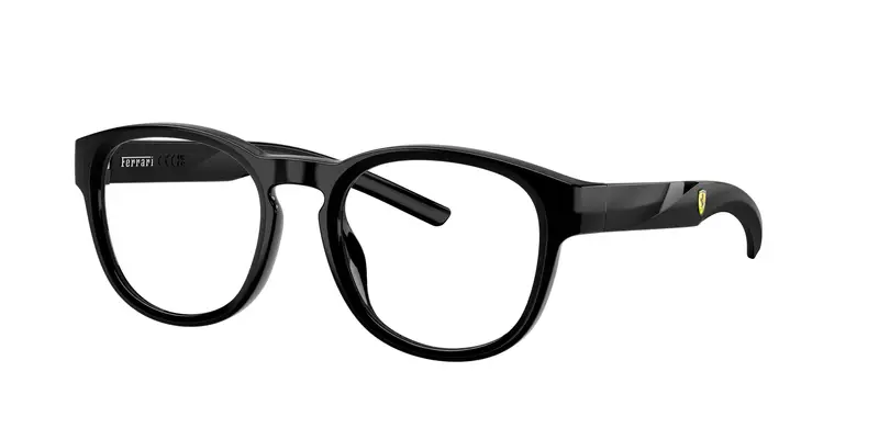 Ferrari Scuderia Unisex FZ8021U  501 Montature da vista Iniettato Nero Trasparente Pantos Normale