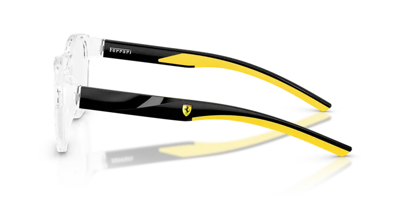 Ferrari Scuderia Unisex FZ8021U 529 Montature da vista Iniettato Trasparente Trasparente Pantos Normale miniatura 3