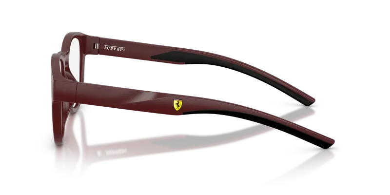 Ferrari Scuderia Unisex FZ8021U 530 Montature da vista Iniettato Bordeaux Trasparente Pantos Normale miniatura 3