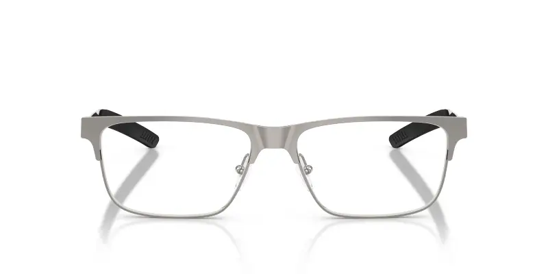 Uomo Ferrari Scuderia FZ7018 110 Montature da vista Metallo Grigio Trasparente Squadrata Normale miniatura 3