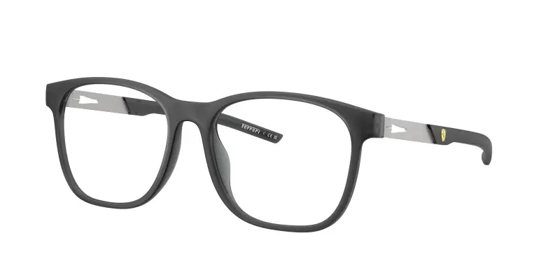 Uomo Ferrari Scuderia FZ8024U 531 Montature da vista Iniettato Nero Pillow Normale